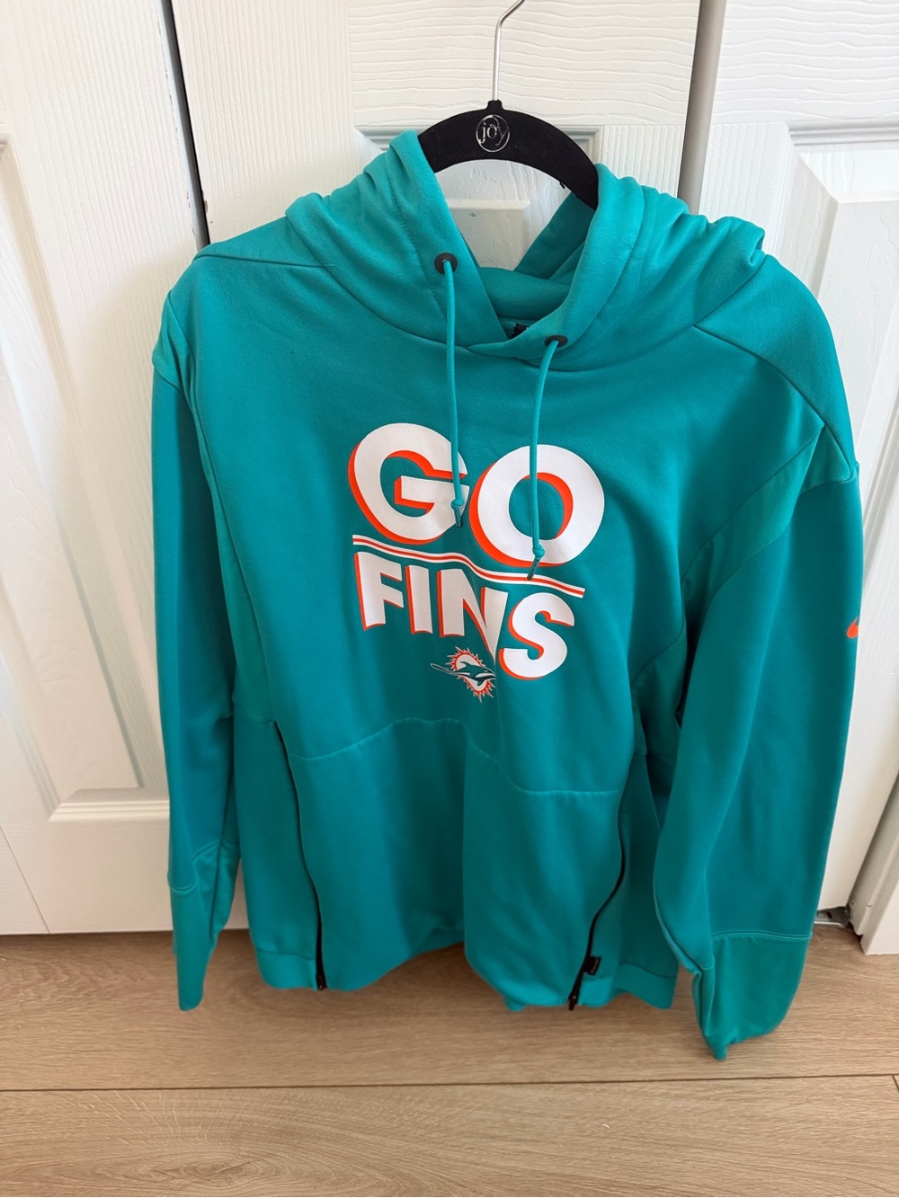 Nike Miami Dolphins Teal 'GO FINS' Hoodie